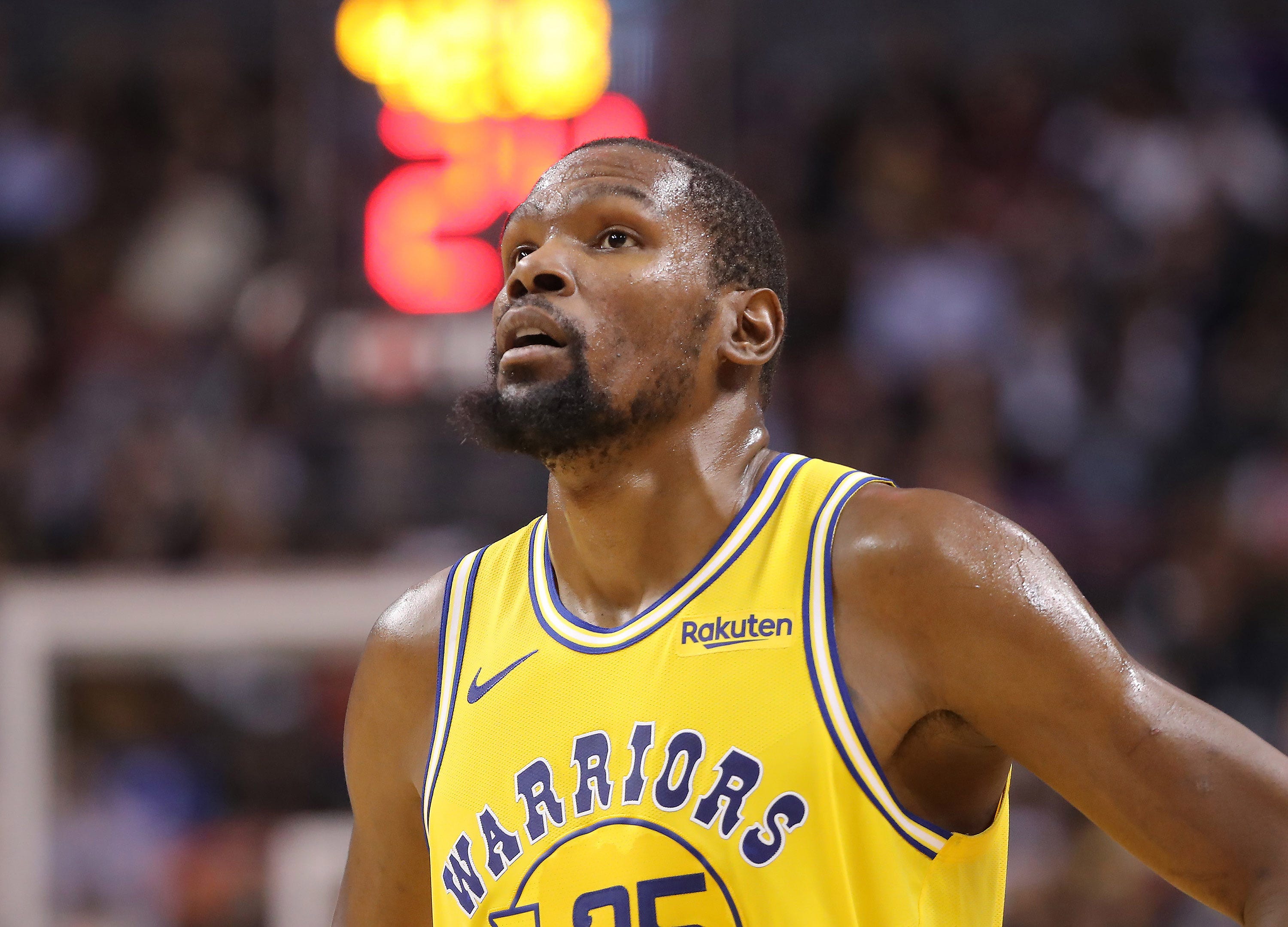 kevin durant back of jersey